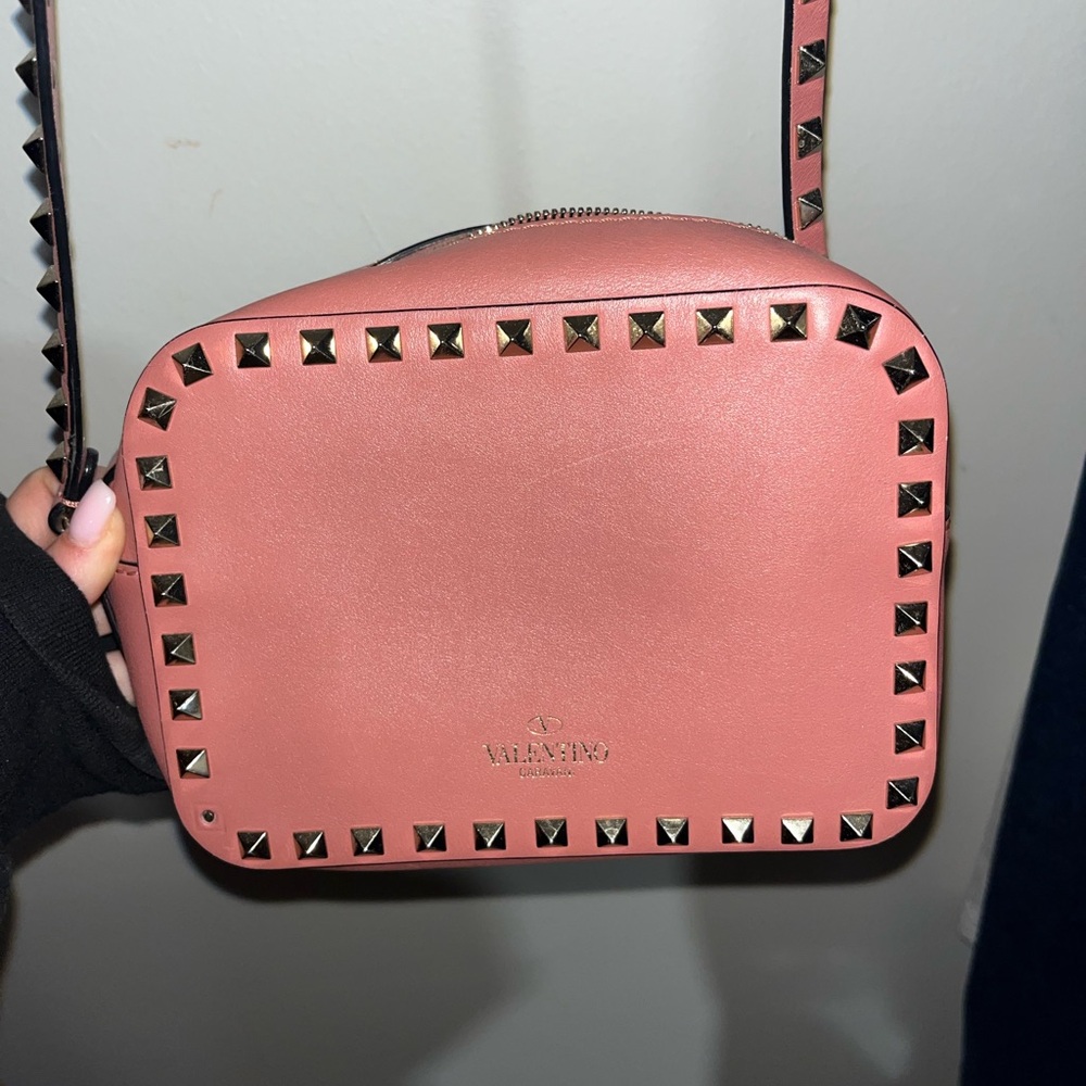 Valentino Garavani Rockstud pink in leather